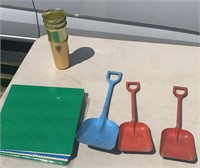 VINTAGE TOY SHOVELS & MORE