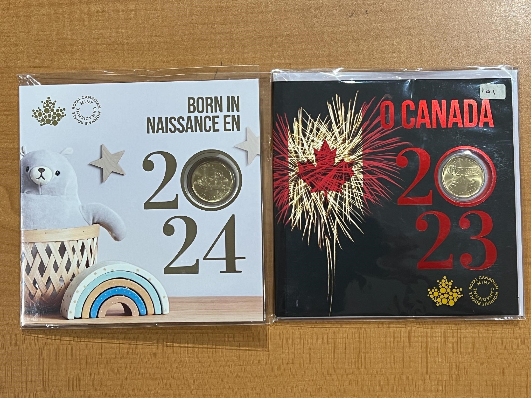 Cdn Coin Set (2024 Born in, 2023 O Can)