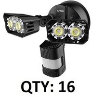 Case of 16 Sansi LED Security Light - NEW $690
