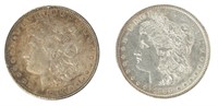 Coin  Morgan Silver Dollars 1879-S & 1880-P