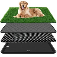 35 4 x 23 6In Dog Grass Pad with Tray Pet Potty