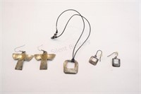 Sterling Silver Necklace & Earring Sets