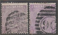 GREAT BRITAIN #50 & #50a USED AVE