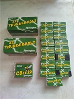 Remington 22 Long Rifle Thunderbolt Ammo, Lot 1