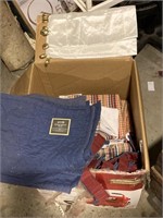 Box of Assorted Boat Curtains