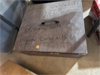 WOODEN BOX OF MISC. PARTS