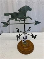 antique horse weathervane 21"T