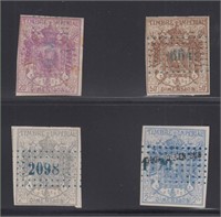 France Stamps Revenue Issue, Dimension type, 4 val
