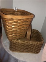 2 large baskets