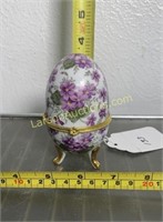 Decorative painted egg/box