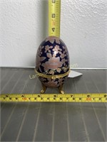 Decorative painted egg/box