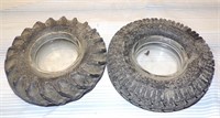 2 good year tire ashtrays