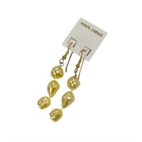 Fun Yellow Dangle Earrings