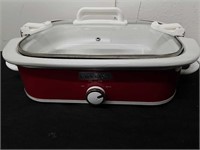 10x14-in warming / crock pot with removable pot