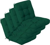 QILLOWAY Outdoor Seat/Back Chair Cushion GRN