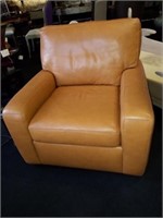 Carson American Leather Swivel Chair