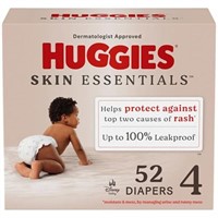 Huggies Size 4 Diapers, Skin Essentials Baby