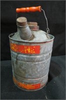 VINTAGE METAL SERVICE STATION GAS CAN