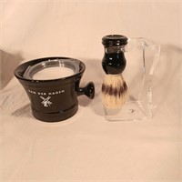 Van Der Hagen Men's 4pcBoar Shave Set Gift Set