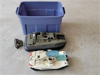 TOTE W/GI JOE AVALANCHE TANK & OTHER TOYS