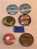 Vintage Pennsylvania Fishing License's