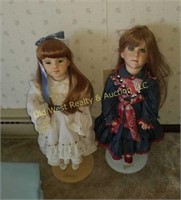 (2) Porcelain Dolls (B)