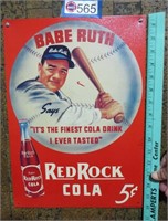 BABE RUTH SIGN FOR RED ROCK COLA