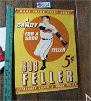 BOB FELLER CANDY SIGN