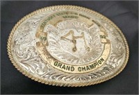 montana silver smith- plated belt buckle
