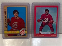 Pat Quinn 72/73 & 73/74 Cards NRMINT +