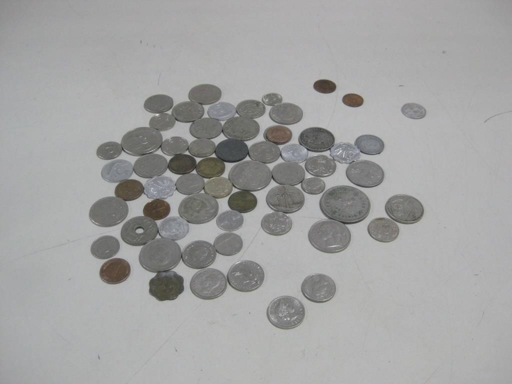Sixty Old Foreign Coins