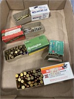 ASSORTED WINCHESTER, REMINGTON 22 CAL AMMO