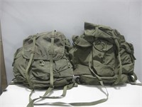 Two 21" Military Back Packs