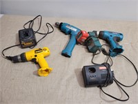 (3) Charges, and (3) Power Tools