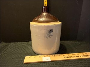 Vintage Western Stoneware Crock Jug 1 Gallon