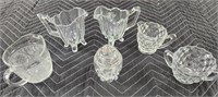 Vintage Lead crystal cream pitchers & more.