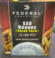 22 L R 550 Rounds