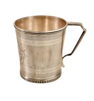 Tiffany & Co. Sterling Silver Engraved Cup G9478