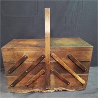 Antique sewing box