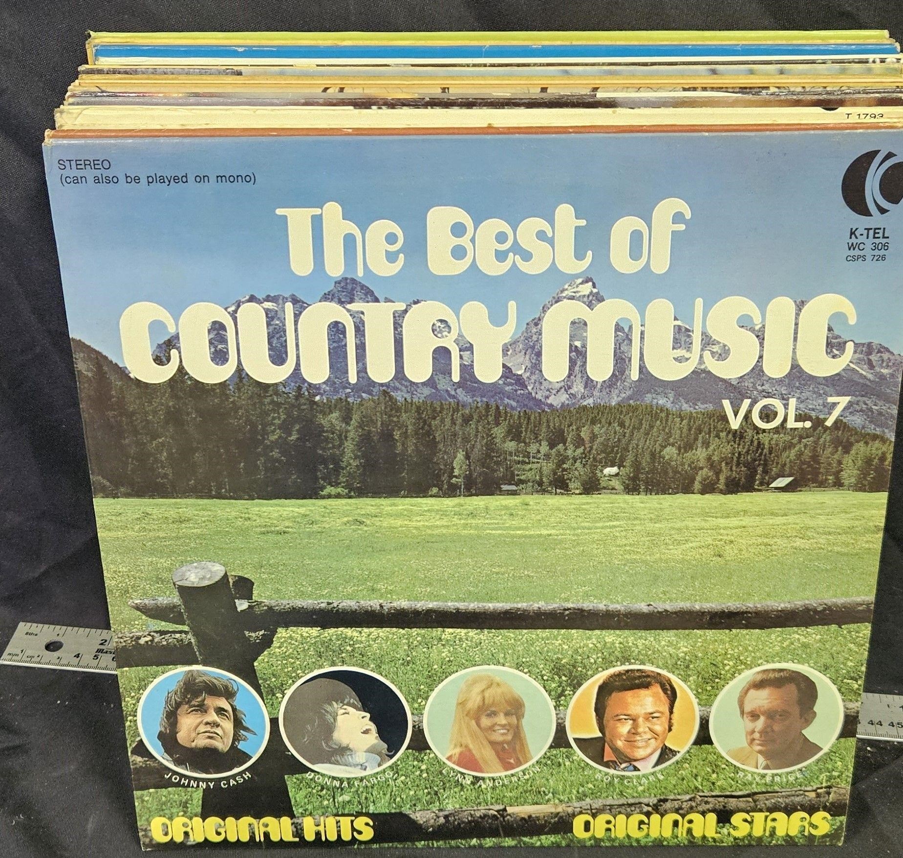 lot of 20 country music vinyl lp
