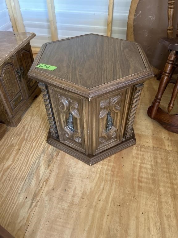 Decorative Wooden End Table