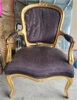 Black Upholstered Chair
