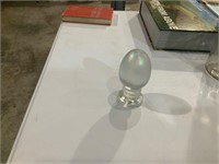 Fenton glass egg pedestal base