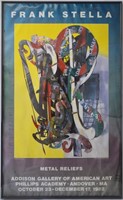 FRANK STELLA SIGNED EXHIBITION POSTER