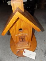 wood church bird house
