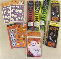 Halloween Favors-Glow Bracelets, Stickers, Pens+