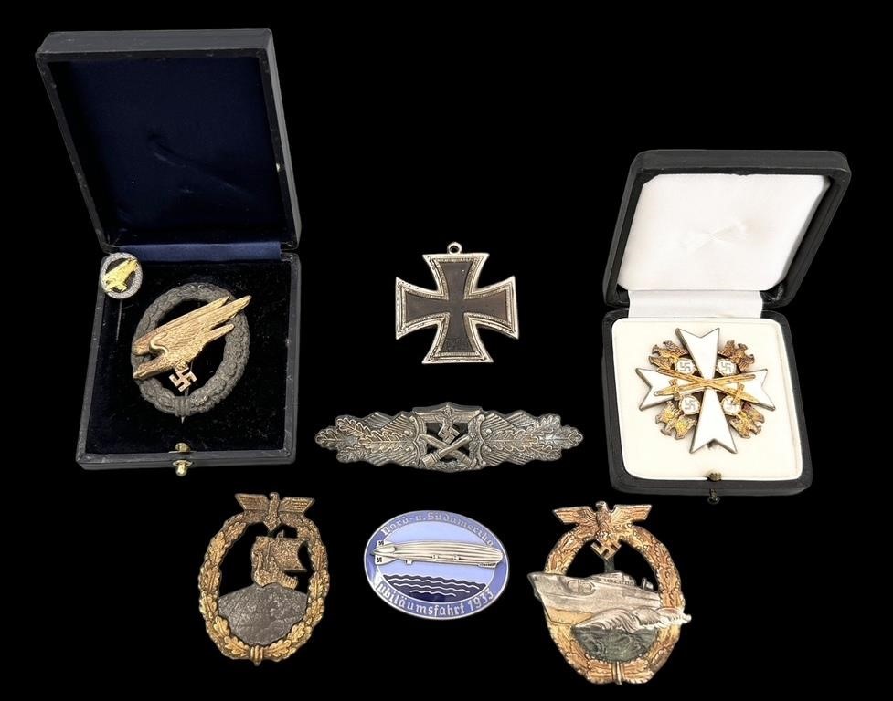 Post War German boxed medals, badges, insignia