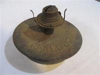J A Smith Antique Oil Lamp