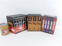 3 coffrets VHS dont Star Trek, The Godfather