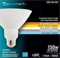 New EcoSmart 150W Dimmable LED Floodlight Bulb